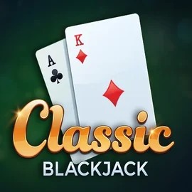 Classic Blackjack slot logo by Red Tiger Gaming at CasinOK