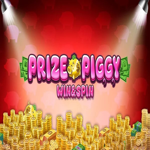 Prize Piggy Win & Spin slot logo by Inspired Gaming at CasinOK