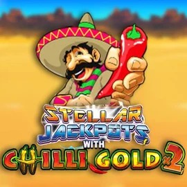 Stellar Jackpots with Chilli Gold x2 logo – Jackpots by Lightning Box Game at CasinOK